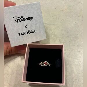 Beauty and the Beast enchanted rose ring